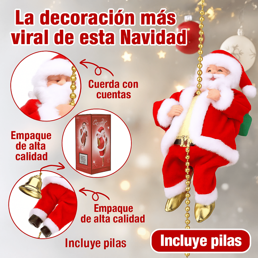 PAPA NOEL ESCALADOR - COMPRA 1 LLEVA EL 2 GRATIS